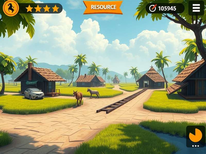 Regional variations in Rural Route showing different Indian village styles